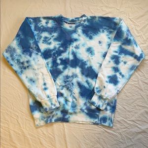 Blue Tie Dye Sweatshirt